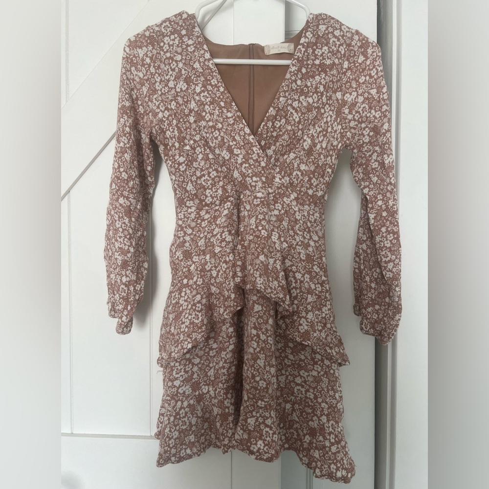 Altar’d State Mia Floral Long Sleeve Dress